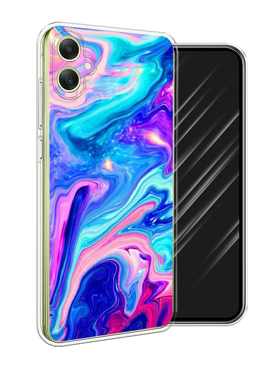 

Чехол Awog на Samsung Galaxy A06 "Потеки краски", Розовый, 2110150-1