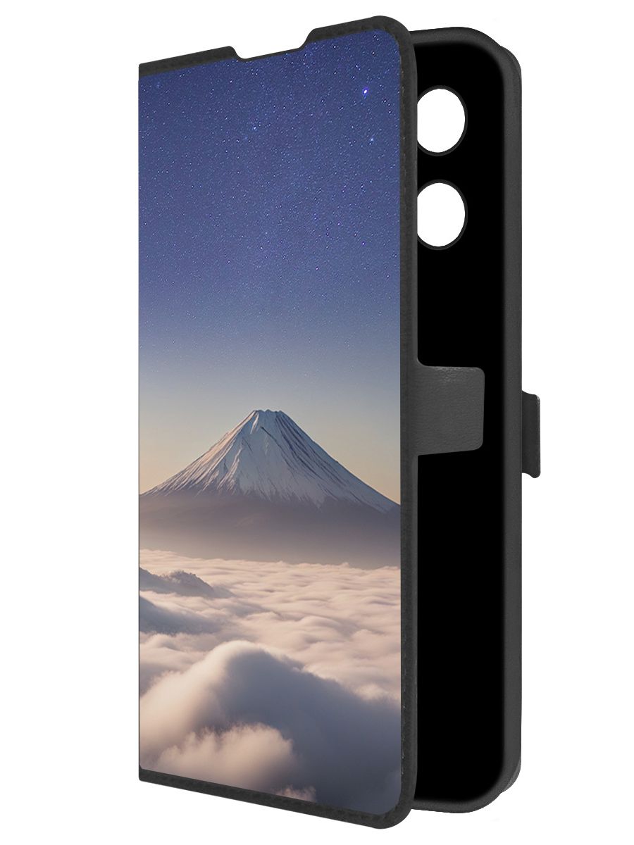 

Чехол-книжка Krutoff Eco Book для Tecno Camon 30S Pro Япония, Фудзияма (черный)