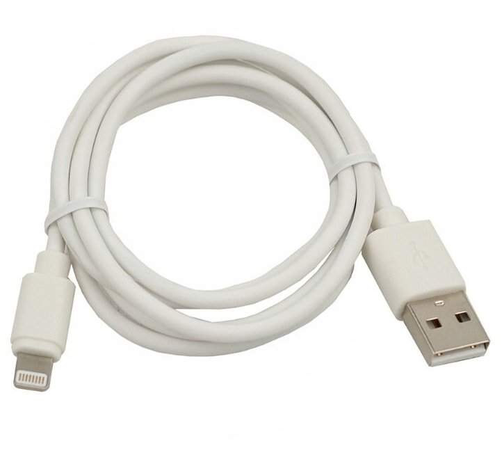 

Кабель ACV USB - Lightning, 2.4 А, 1 м, белый