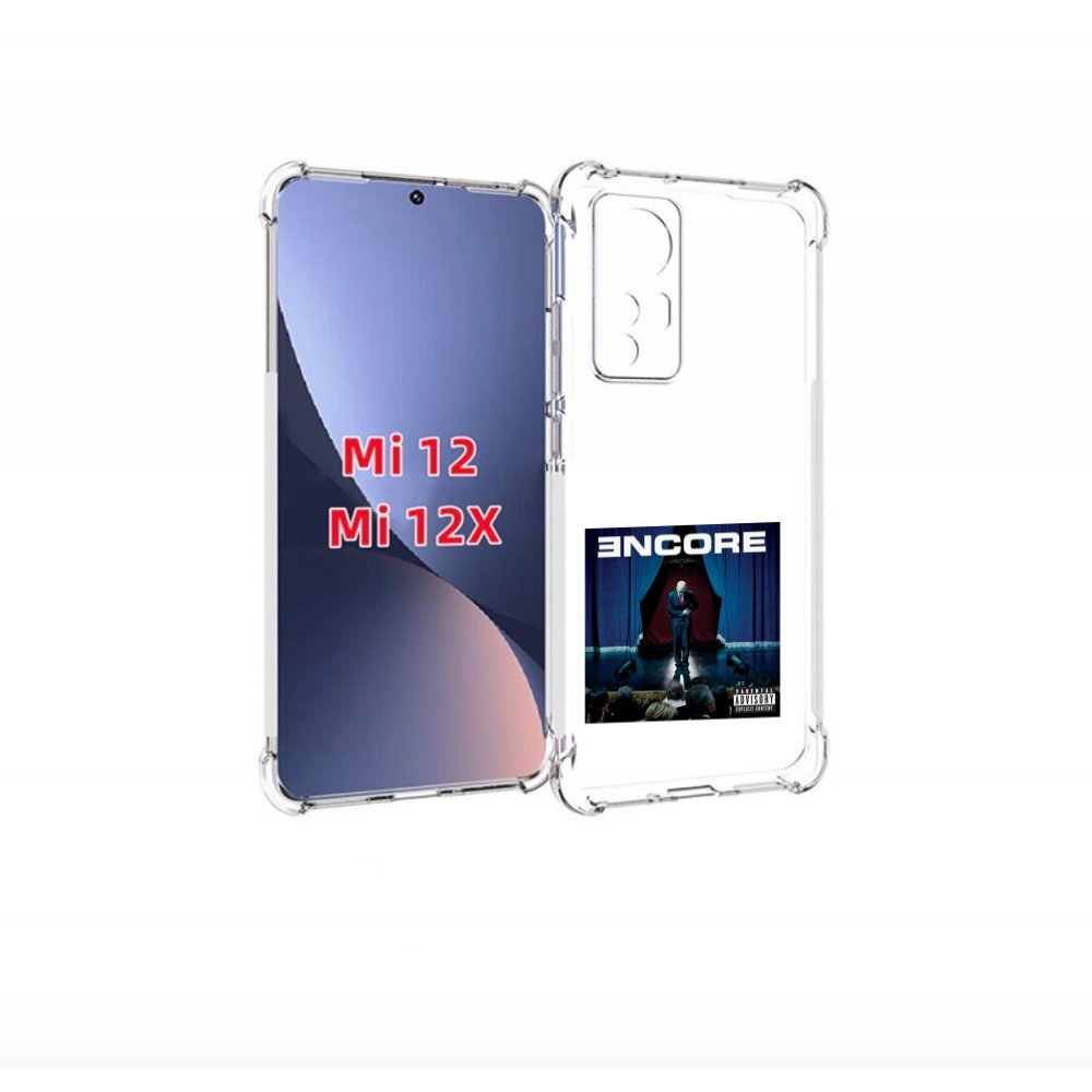 

Чехол-бампер MyPads ENCORE для Xiaomi 12/Xiaomi 12X противоударный, Прозрачный, Tocco