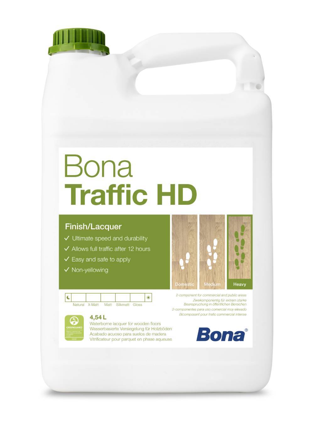 фото Паркетный лак bona traffic 2k hd, (5.00л.) матовый