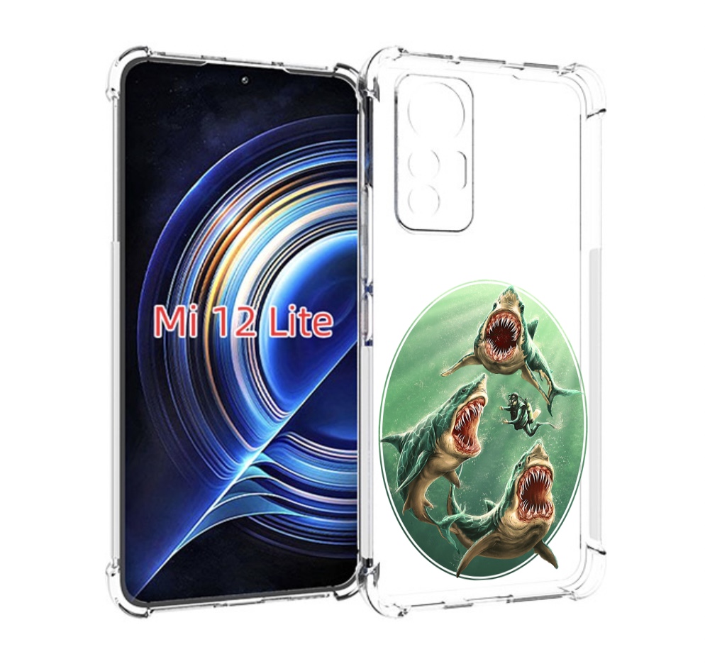 

Чехол MyPads синяя бездна для Xiaomi 12 Lite, Прозрачный, Tocco