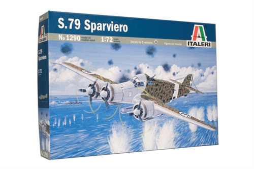 фото Сборная модель italeri 1/72 самолёт sm-79 sparviero 1290