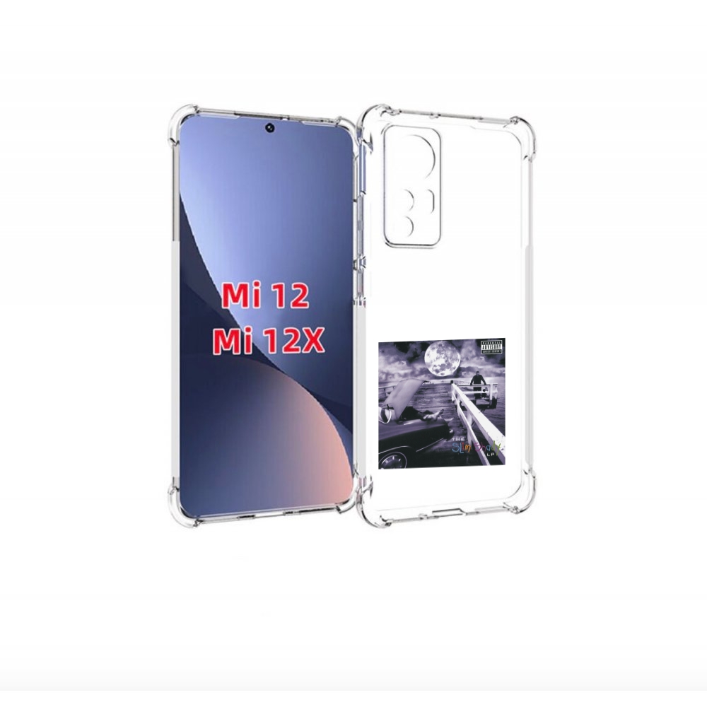 

Чехол-бампер MyPads Eminem THE SLIM SHADY LP для Xiaomi 12/Xiaom, Прозрачный, Tocco