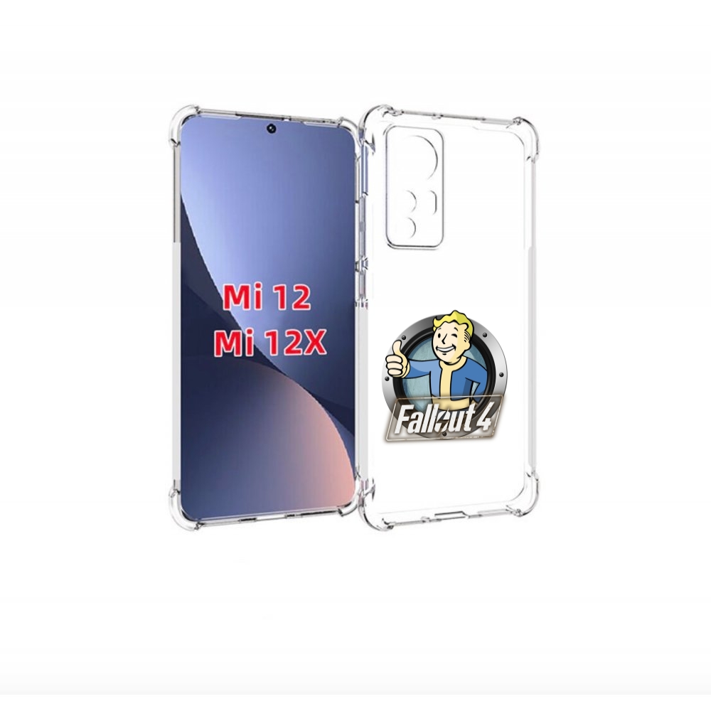

Чехол-бампер MyPads Fallout-4 для Xiaomi 12/Xiaomi 12X противоуд, Прозрачный, Tocco