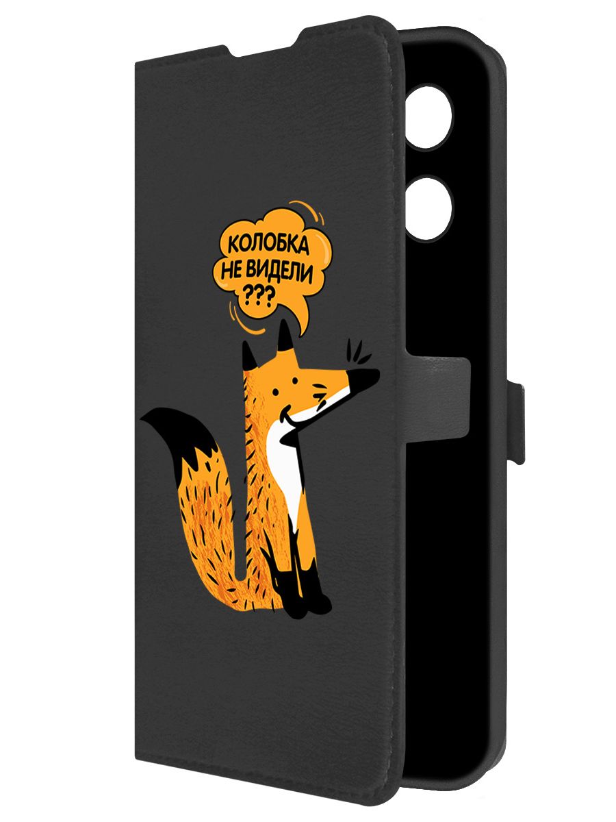 

Чехол-книжка Krutoff Eco Book для Tecno Camon 30S Pro Лиса (черный)