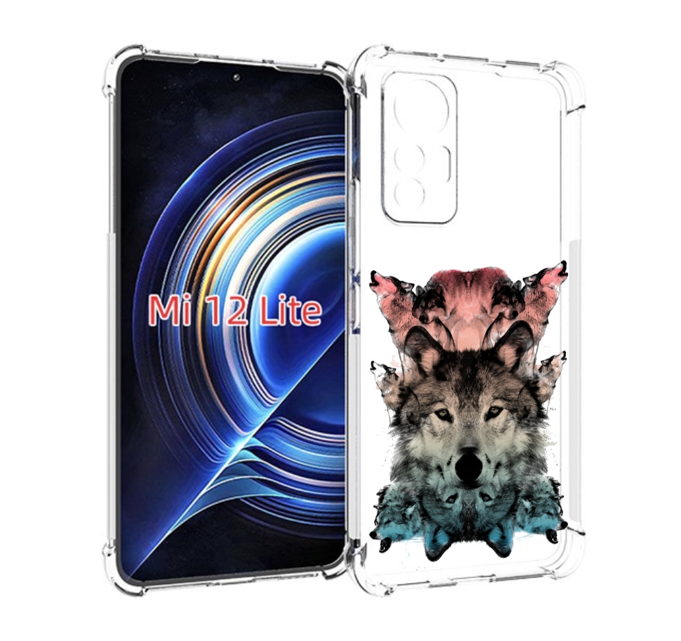 

Чехол MyPads стая для Xiaomi 12 Lite, Прозрачный, Tocco