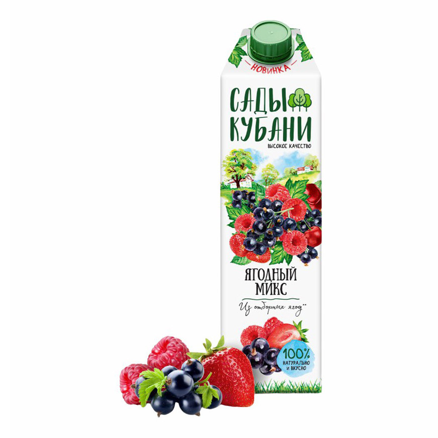 

Нектар Сады Кубани Ягодный микс 1 л