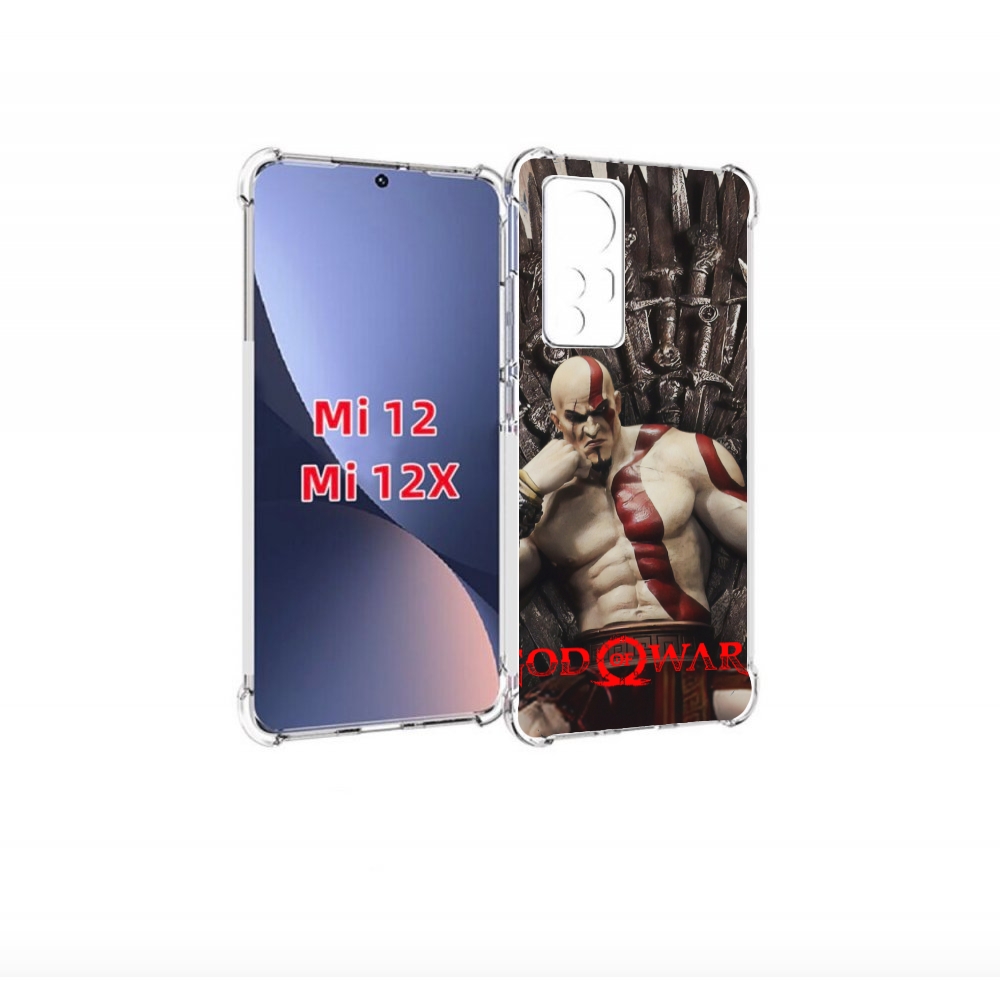 

Чехол бампер MyPads God of War Кратос для Xiaomi 12., Прозрачный, Tocco
