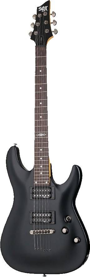 Гитара электрическая, 6 струн Schecter SGR C-1 FR MSBK , чехол в комплекте