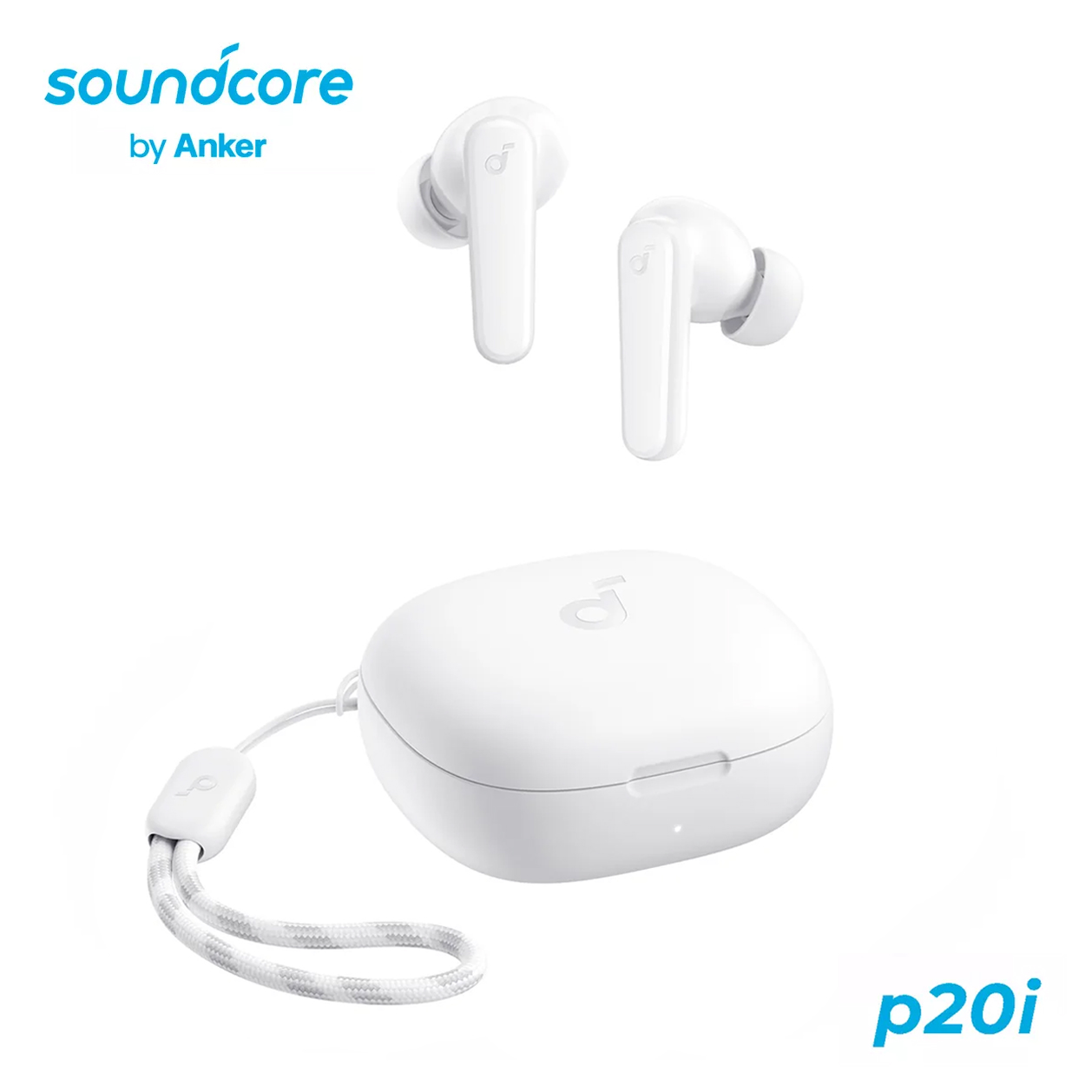 

Беспроводные наушники Soundcore P20i White (A3949), P20i