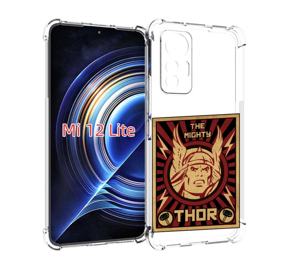 

Чехол MyPads тор лицо для Xiaomi 12 Lite, Прозрачный, Tocco