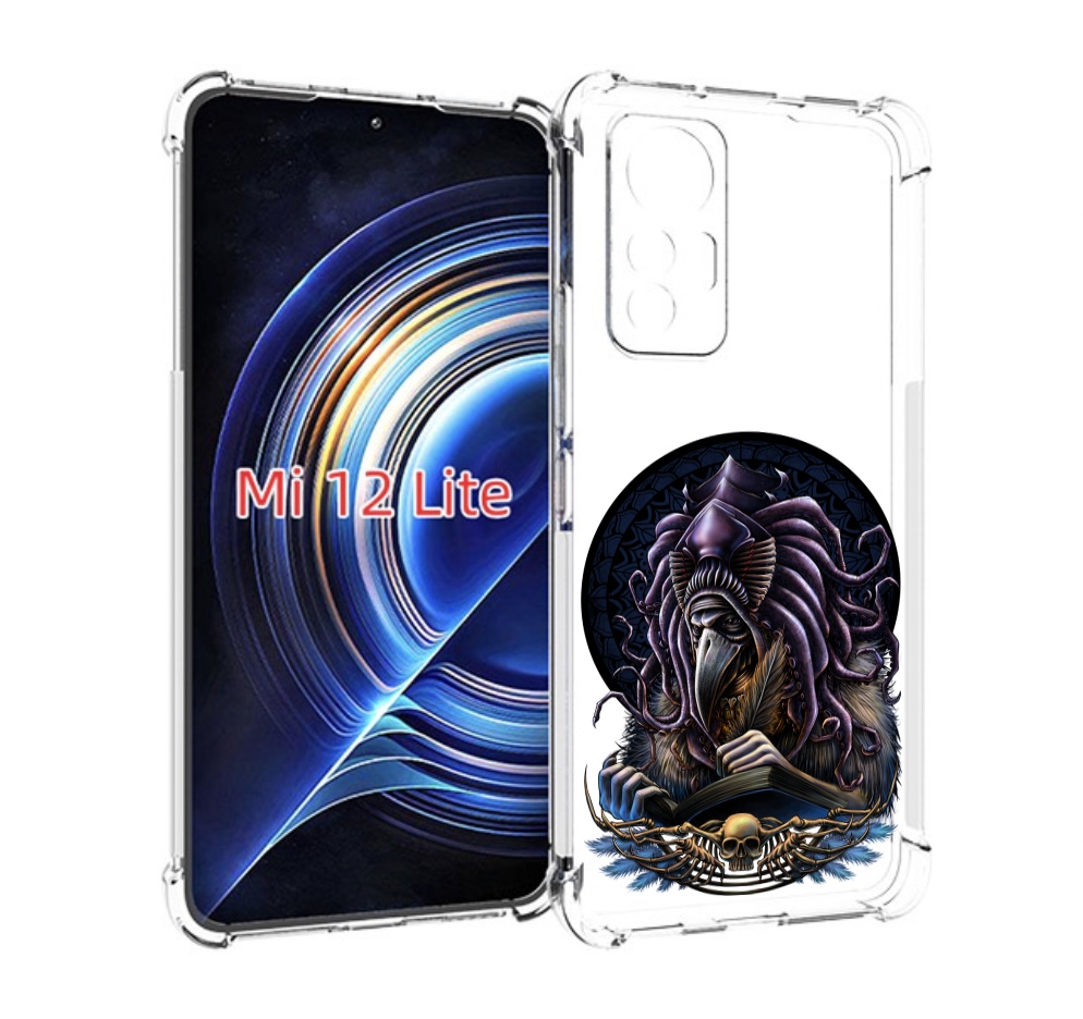 

Чехол MyPads умный ворон для Xiaomi 12 Lite, Прозрачный, Tocco