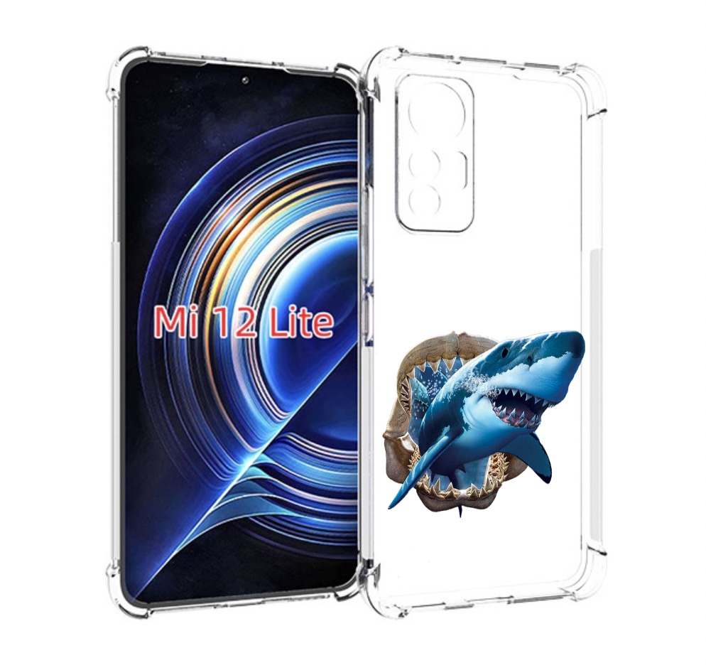 

Чехол MyPads челюсти для Xiaomi 12 Lite, Прозрачный, Tocco