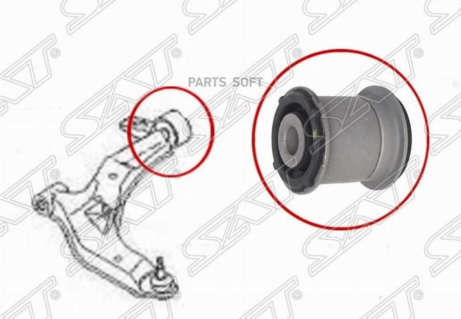 SAT ST54570AV600 Сайлентблок FR нижнего рычага задний  NISSAN PRIMERA 01-07  () 1шт