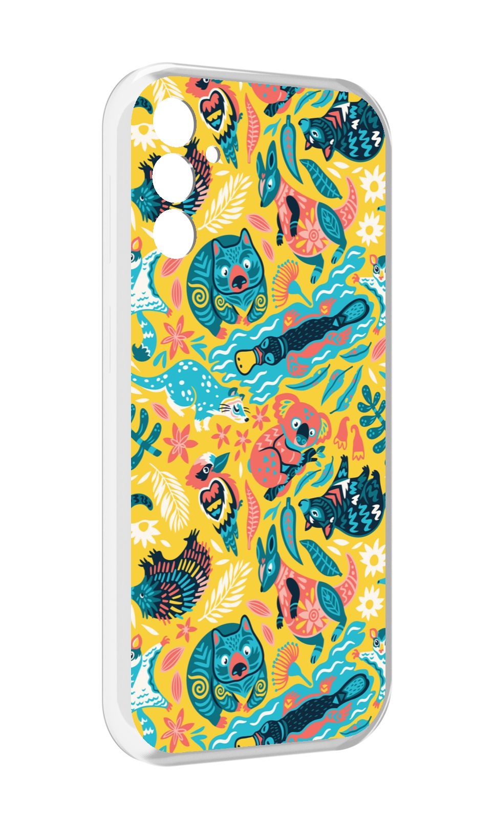 

Чехол MyPads seamless-pattern для Samsung Galaxy M13, Прозрачный, Tocco