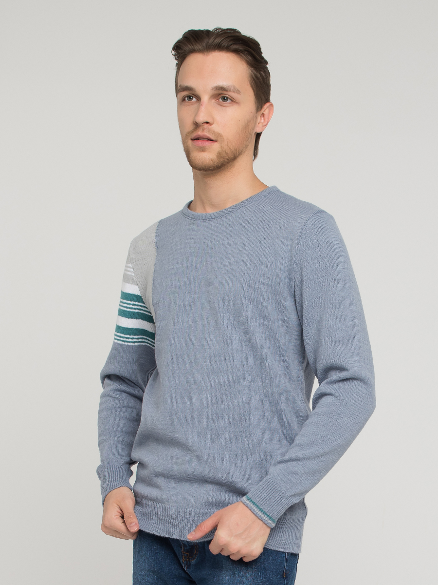 

Джемпер мужской BY212-15005 BE YOU голубой 46 RU, BY212-15005