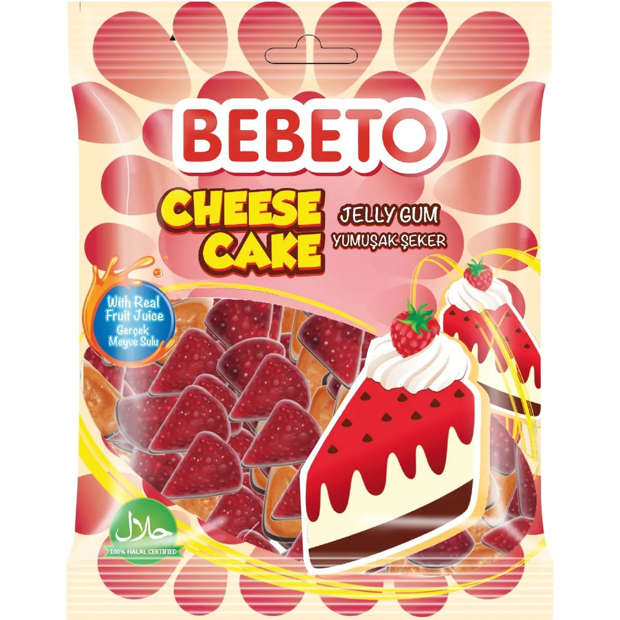 Жевательный мармелад BEBETO CHEESE CAKE, 70 г