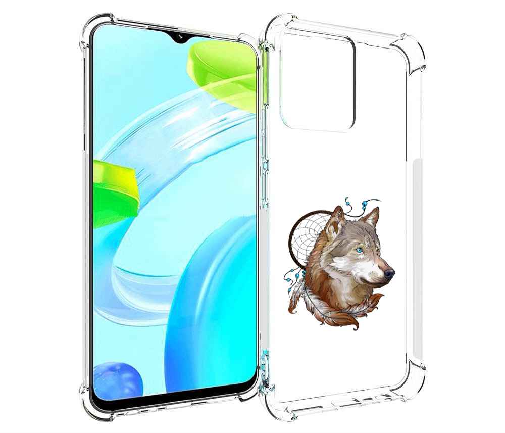 

Чехол MyPads волк и ловец снов для Tecno Phantom X2, Прозрачный, Tocco