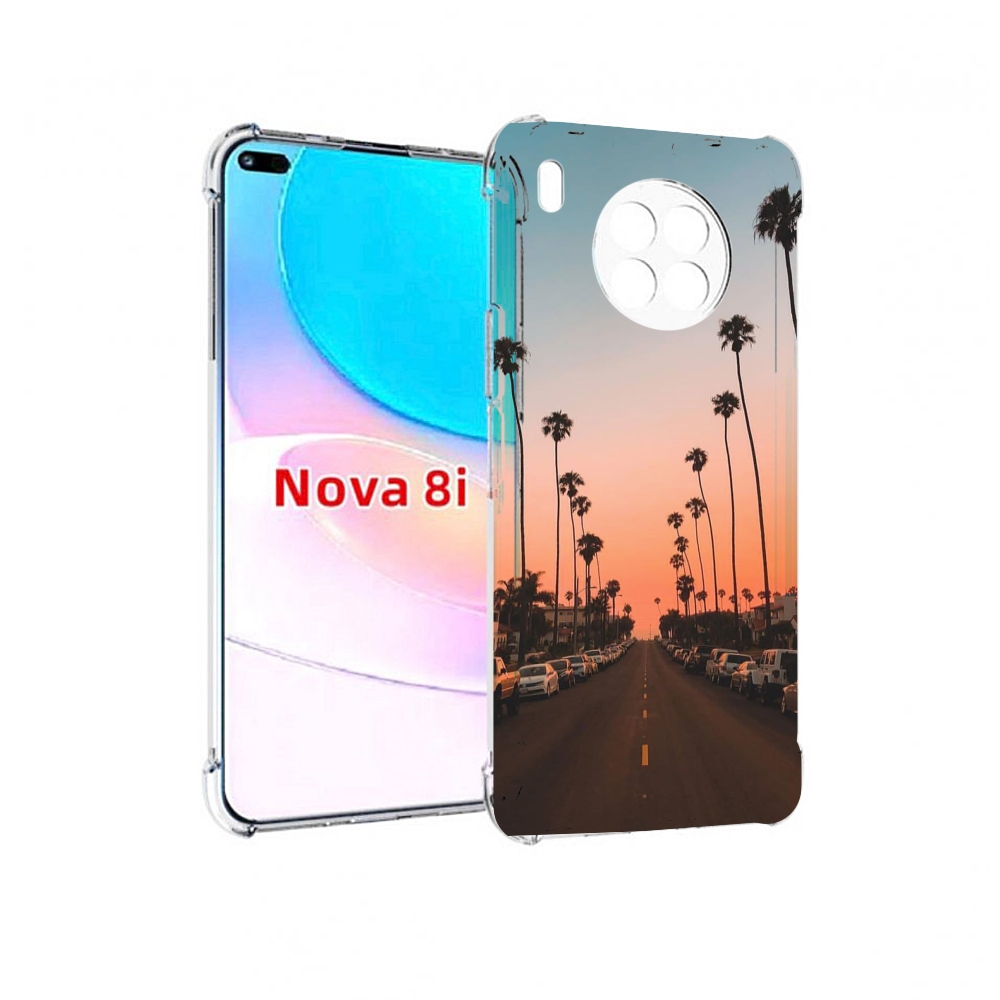 

Чехол бампер MyPads дорога-с-закатом для Huawei Nova 8i, Прозрачный, Tocco