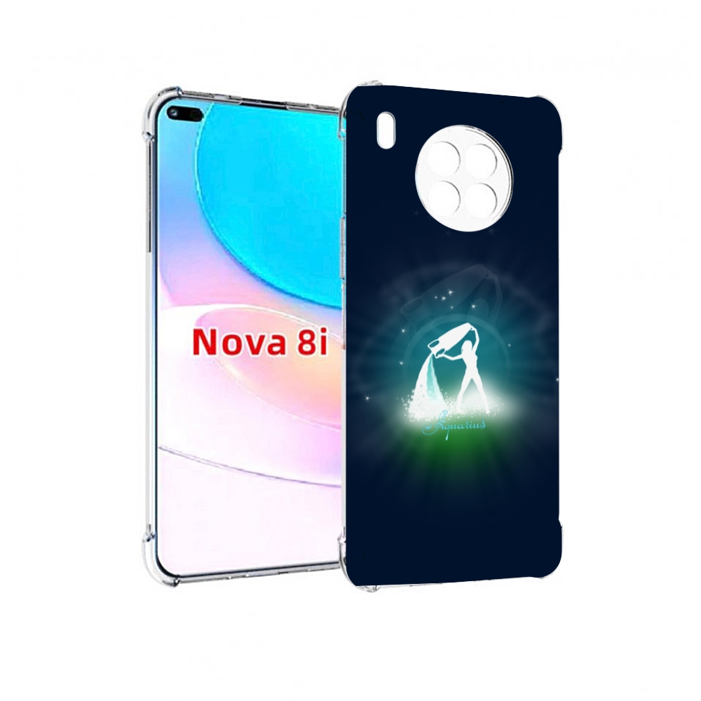 

Чехол бампер MyPads знак зодиака водолеи 1 для Huawei Nova 8i, Прозрачный, Tocco