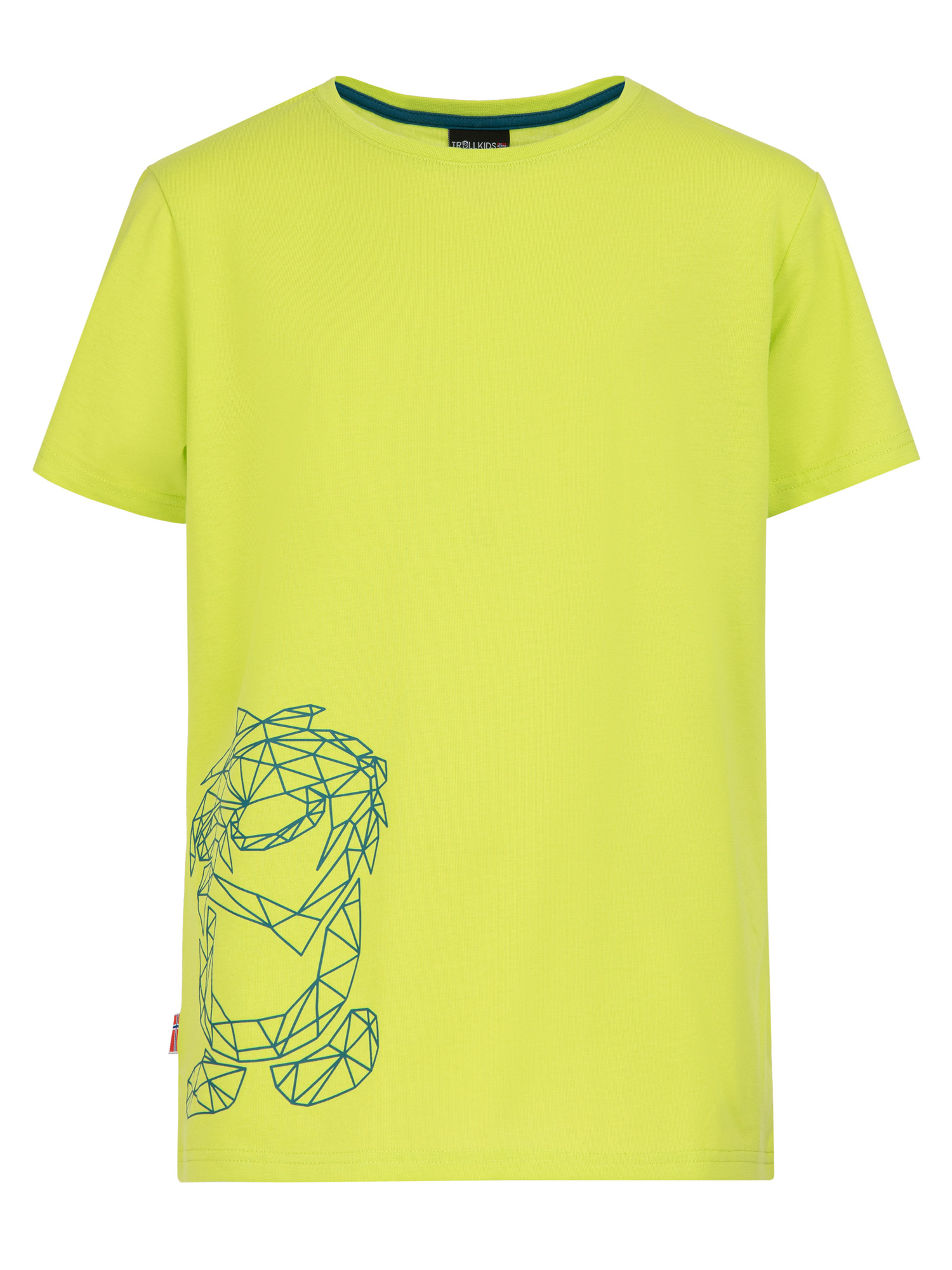 

Футболка детская Trollkids Oppland T, желтый, 128, Oppland T