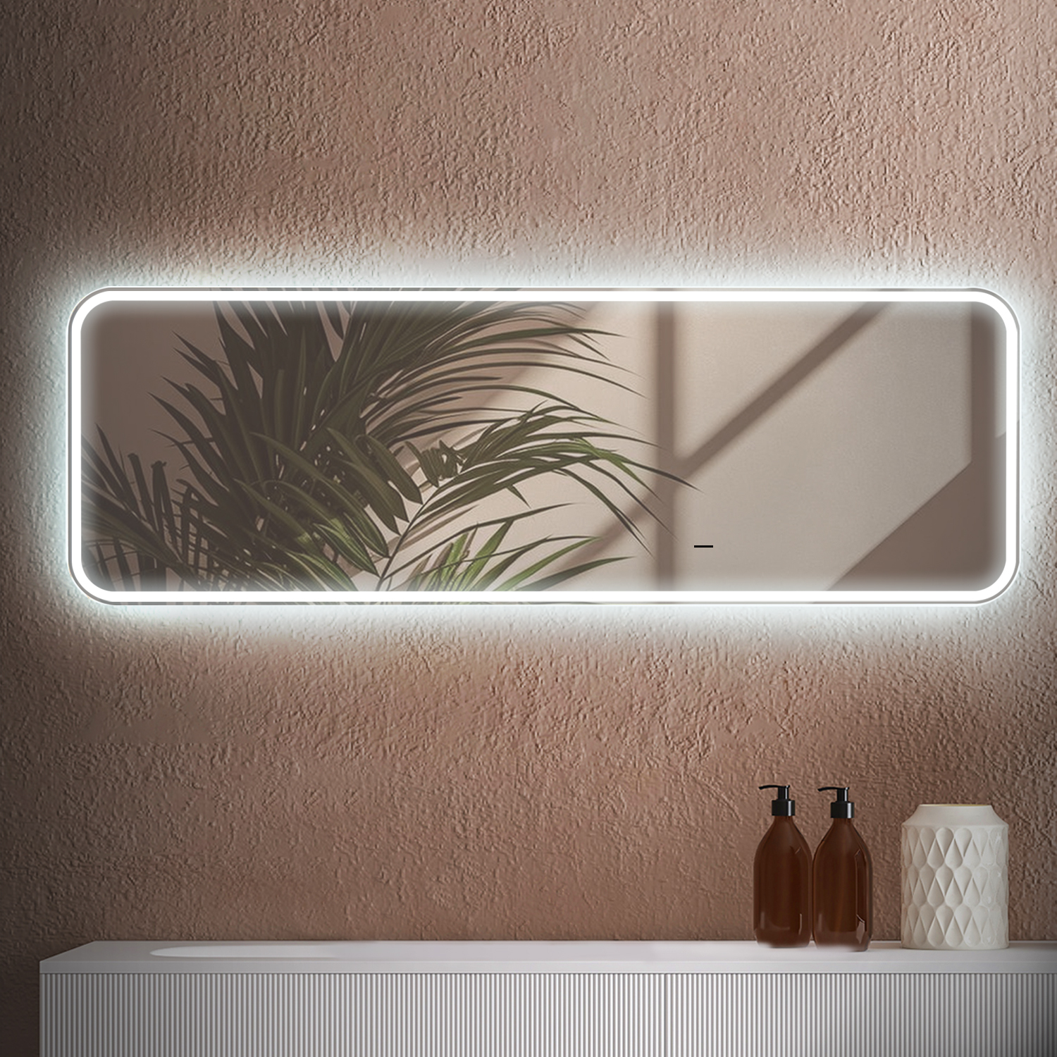 

Зеркало настенное с подсветкой интерьерное Silver Mirrors "Breeze", 50х150 см, Белый