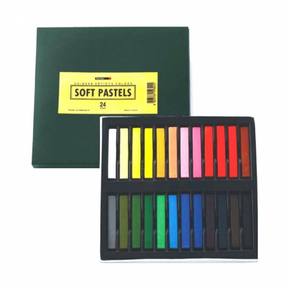 фото Набор сухой пастели shinhanart "soft pastel" 24 цв в картонной упаковке shinhan art international inc.