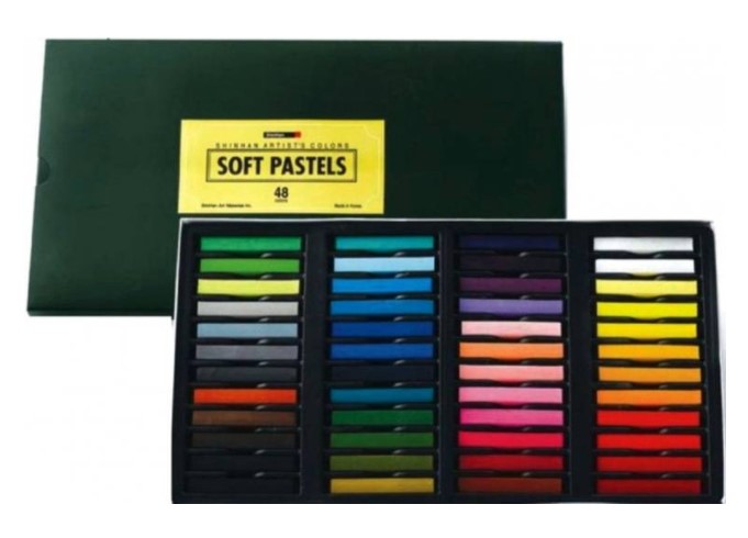 фото Набор сухой пастели shinhanart "soft pastel" 48 цв в картонной упаковке shinhan art international inc.