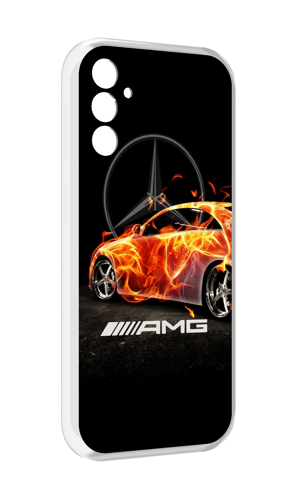 

Чехол MyPads АМГ мужской для Samsung Galaxy M13, Прозрачный, Tocco