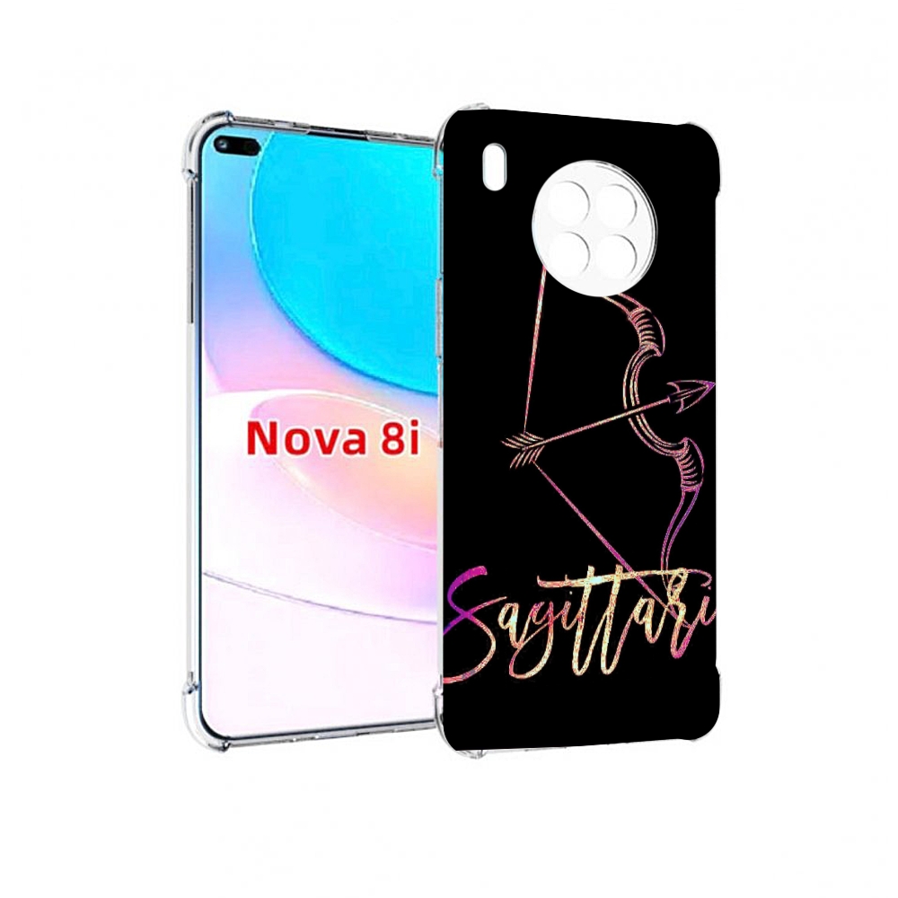 

Чехол бампер MyPads знак зодиака стрелец 3 для Huawei Nova 8i, Прозрачный, Tocco