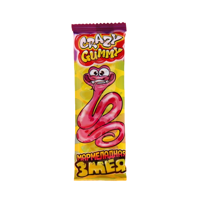 

Мармелад CRAZY GUMMY Мармеладная змея, 15 г