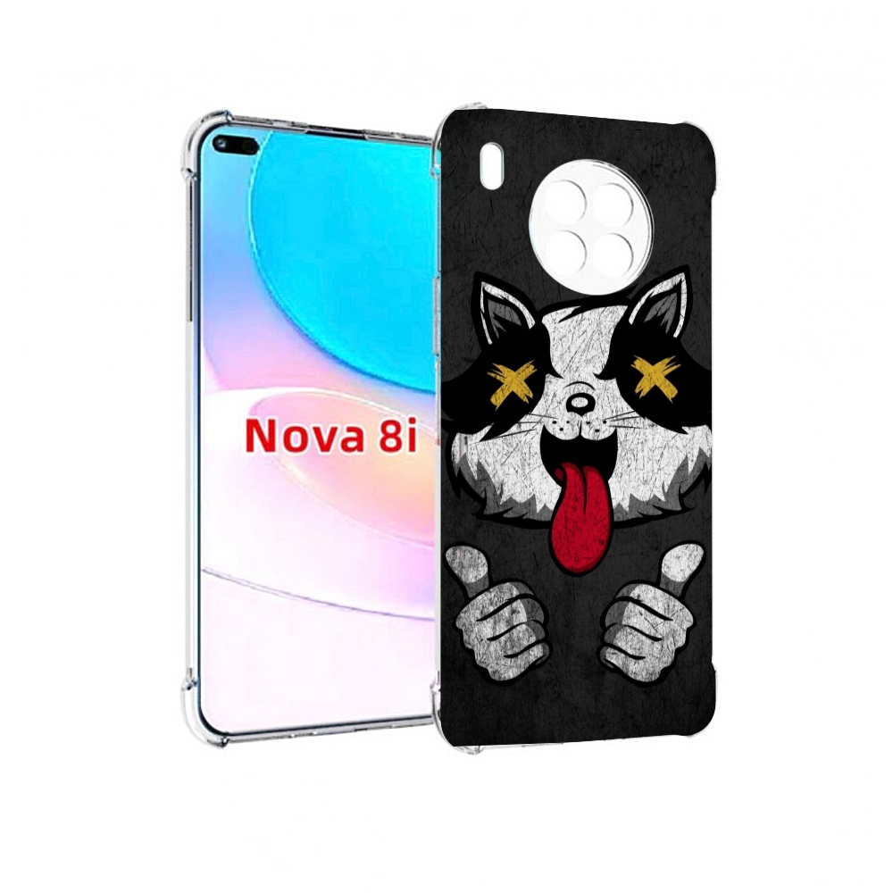 

Чехол бампер MyPads классный зверек для Huawei Nova 8i, Прозрачный, Tocco