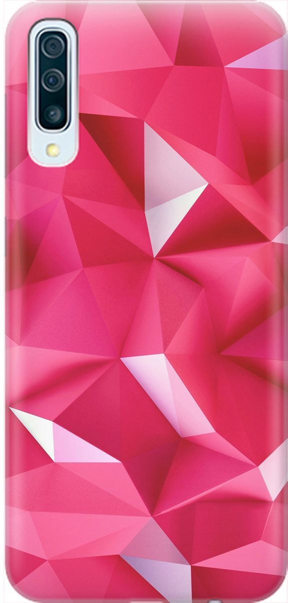 

Чехол на Samsung Galaxy A50/A50s/A30s "Малиновые ромбы", 1975
