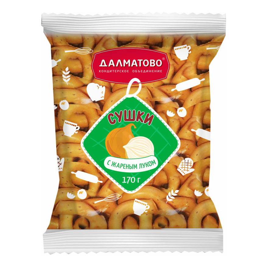 

Хлебные палочки Далматово с луком 170 г