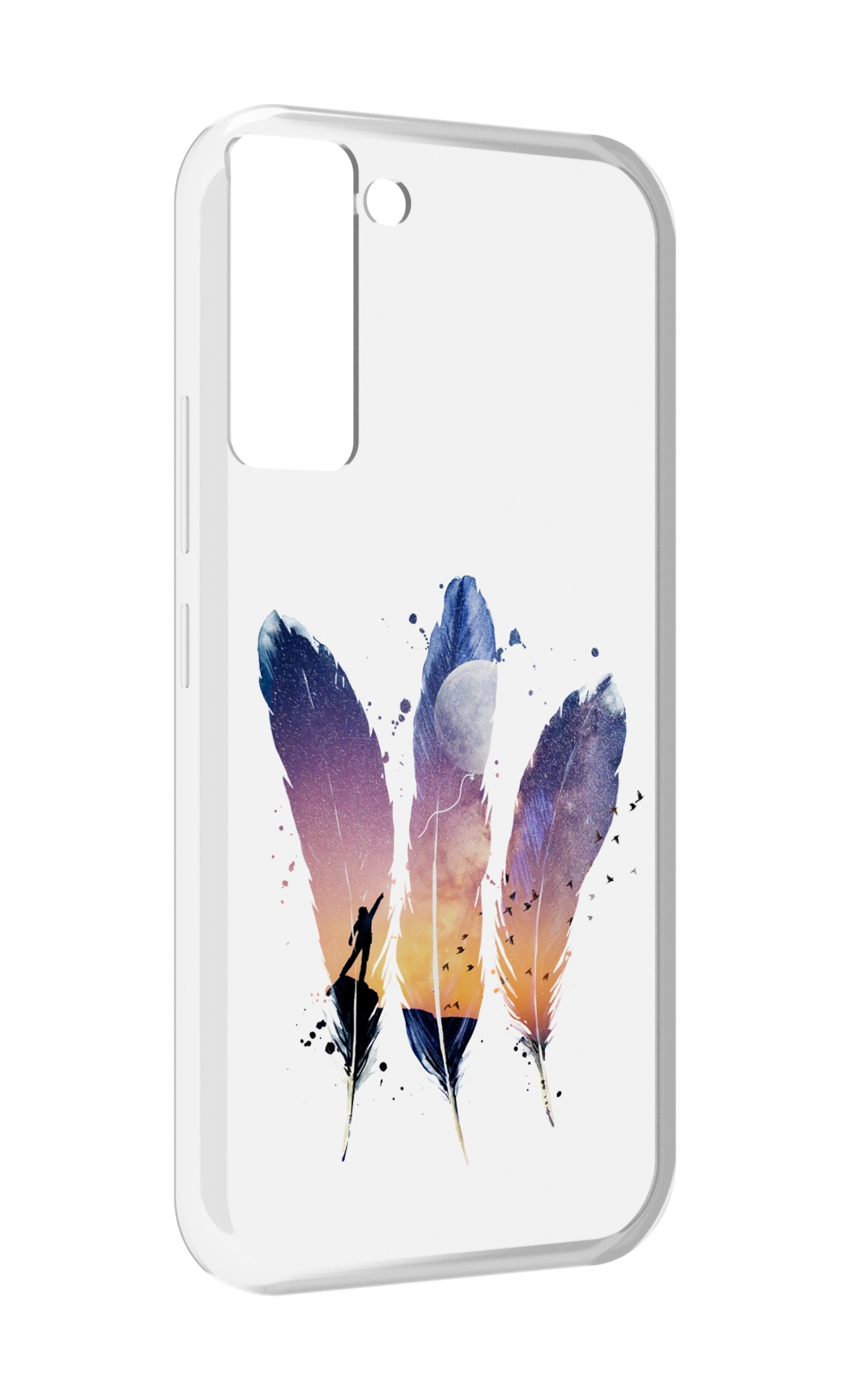 

Чехол MyPads небесные перья для Tecno Pop 5 LTE / Pop 5 Pro, Прозрачный, Tocco