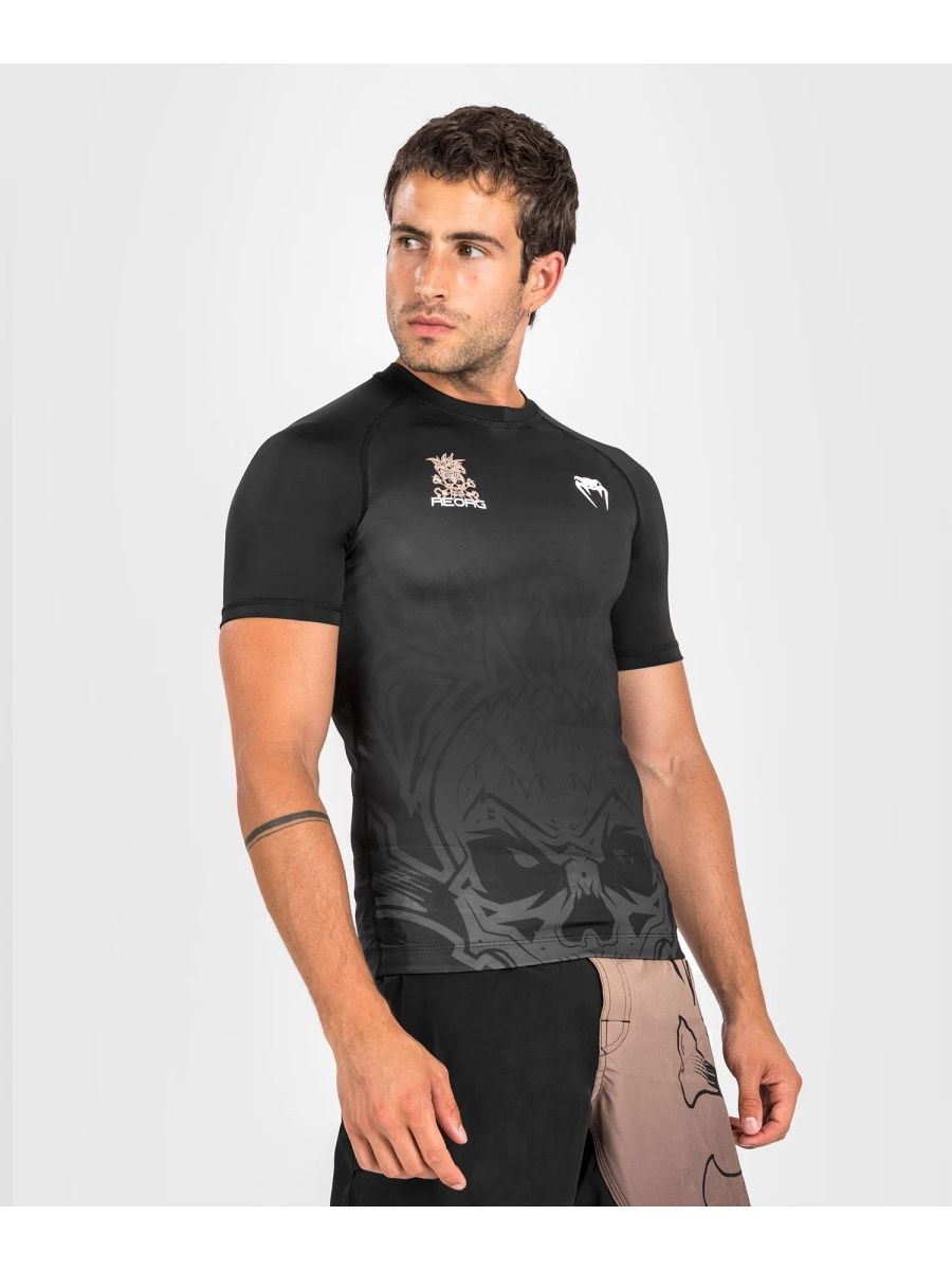 

Рашгард Venum Reorg S-S Black, XL, Черный, Reorg S/S