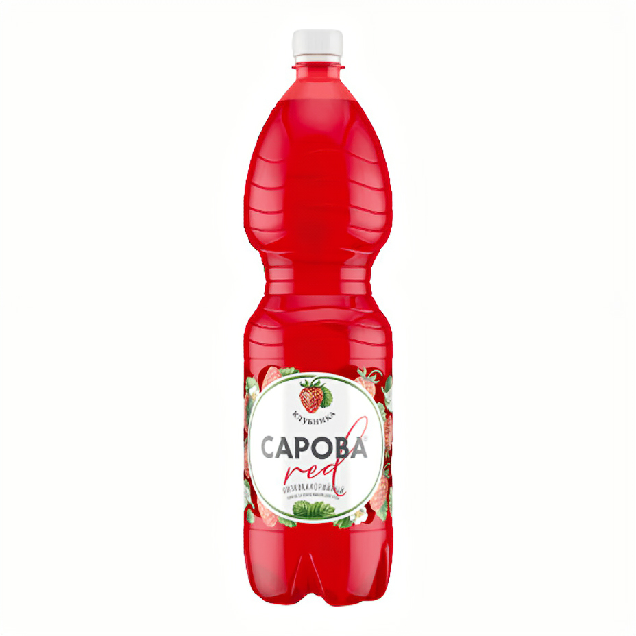 

Газированный напиток Сарова Red со вкусом клубники среднегазированный 1,5 л