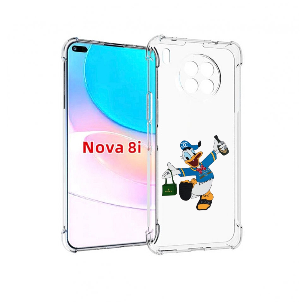

Чехол бампер MyPads модный-дональд-дак для Huawei Nova 8i, Прозрачный, Tocco