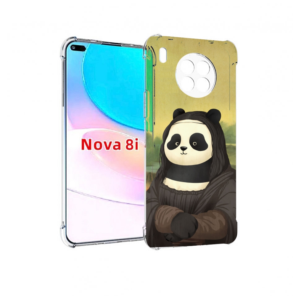 

Чехол бампер MyPads панда монализа для Huawei Nova 8i, Прозрачный, Tocco