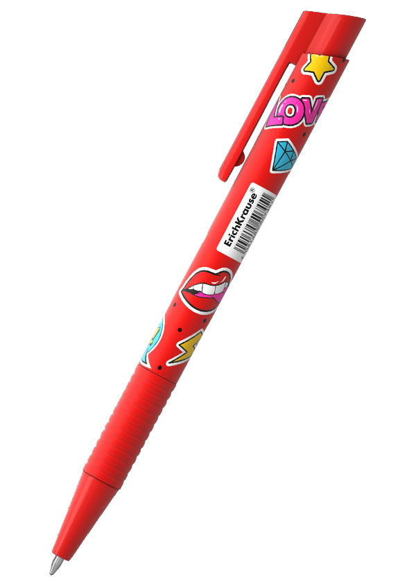 

Ручка шариковая автоматическая ColorTouch Sweet love, узел 0.7 мм, чернила синие