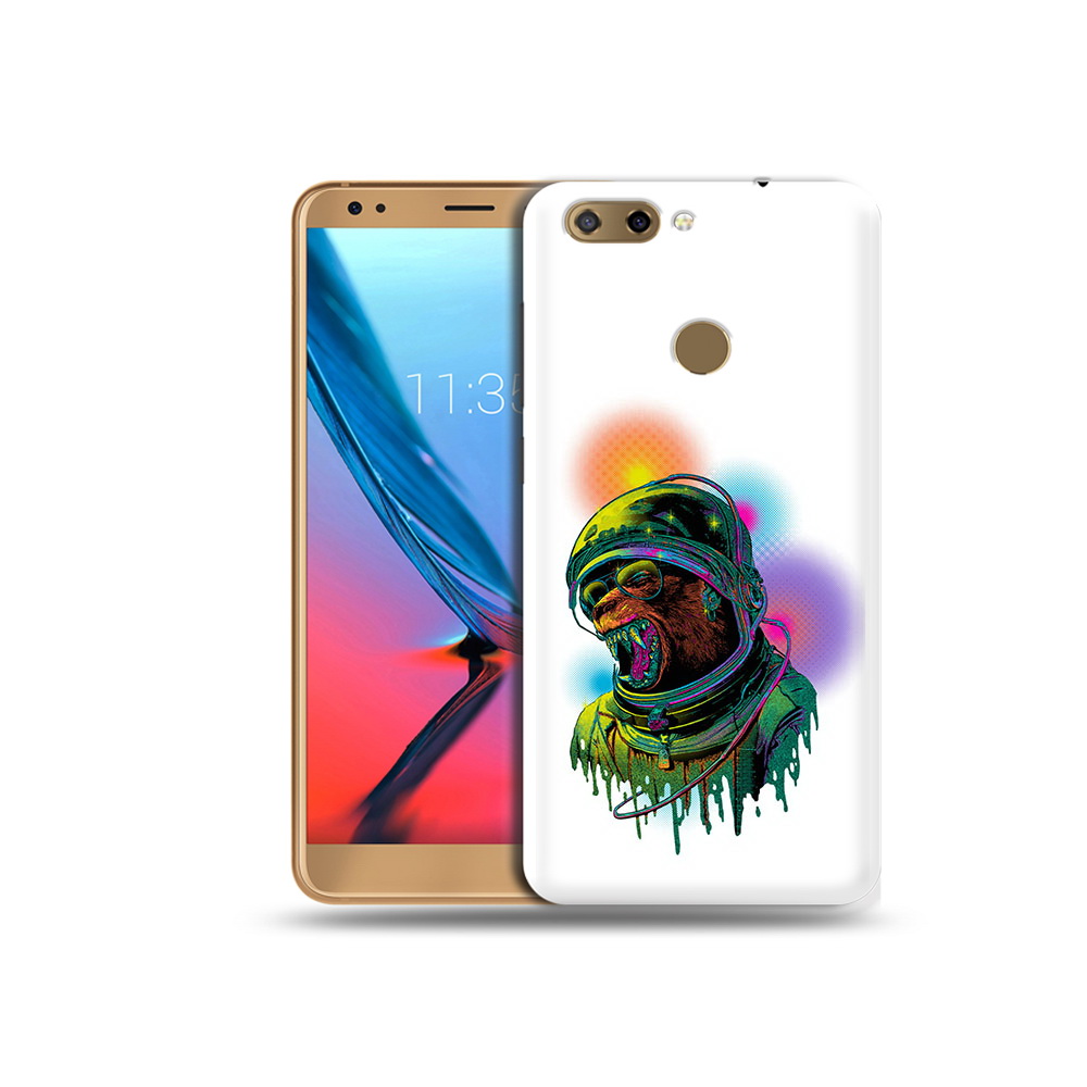 Чехол MyPads Tocco для ZTE Blade V9 медведь космонавт (PT106427.464.466)