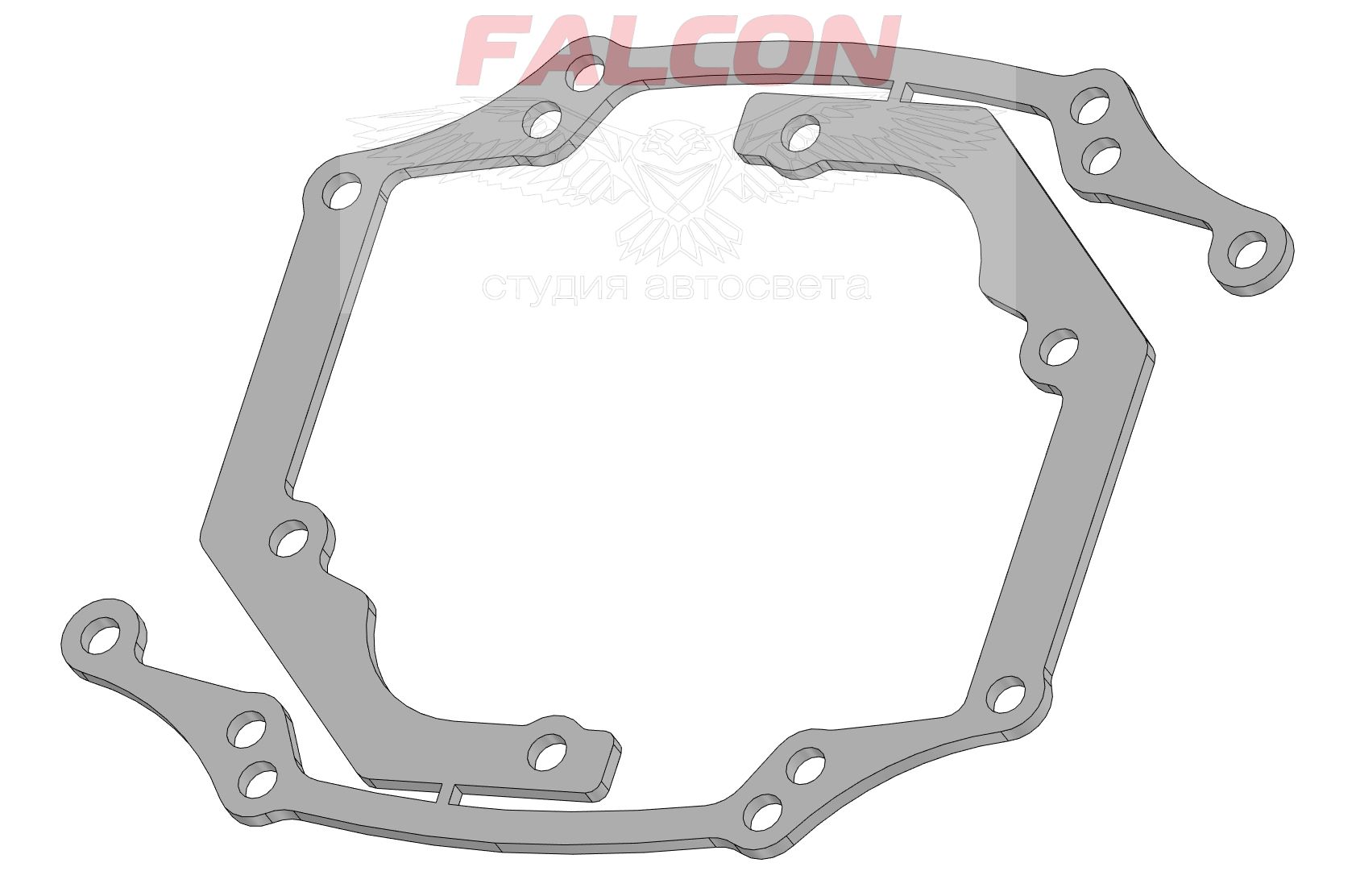 

Рамка переходная для линз Skoda Octavia A4 1999-2009 г.в. Hella 3