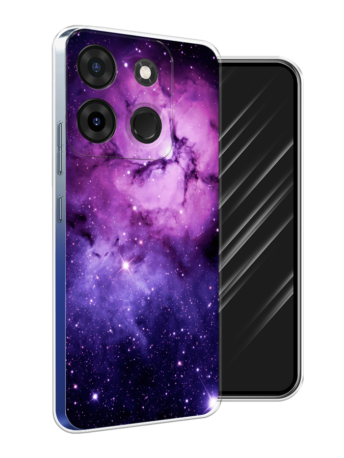 

Чехол Awog на Infinix Smart 7 Plus "Космос 18", Фиолетовый;черный;белый, 3103950-4