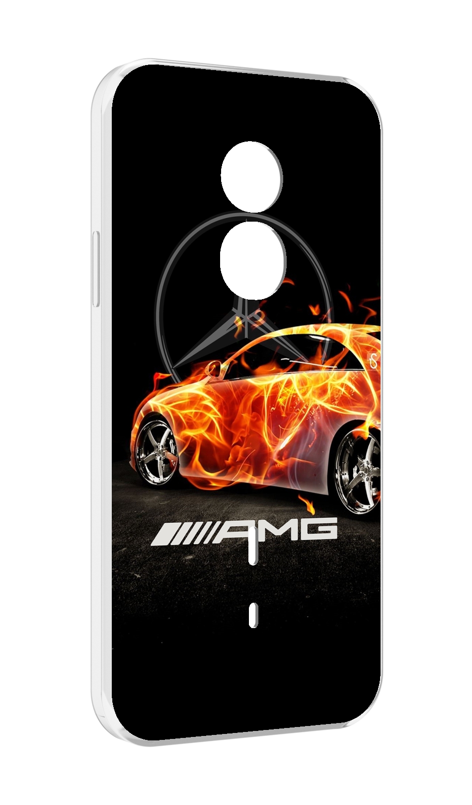 

Чехол MyPads АМГ мужской для Doogee S51, Прозрачный, Tocco