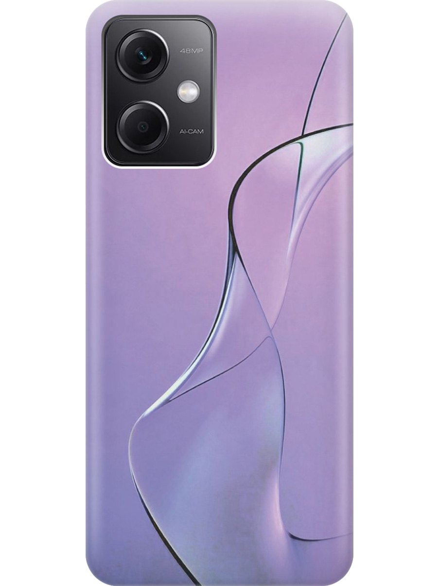 

Силиконовый чехол на Xiaomi Redmi Note 12 с принтом "Сиреневый изгиб", Прозрачный;розовый;фиолетовый, 762098331