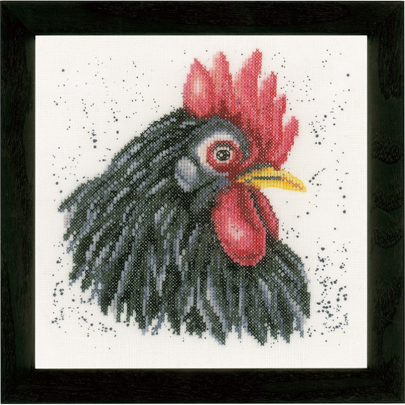 

Набор для вышивания c напечатанным фоном LANARTE "Black chicken", арт.PN 0157489