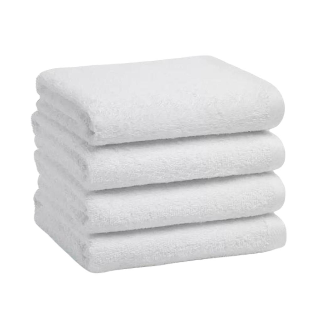 

Полотенце махровое банное белое плотность 500 70х140 5 штук, Белый