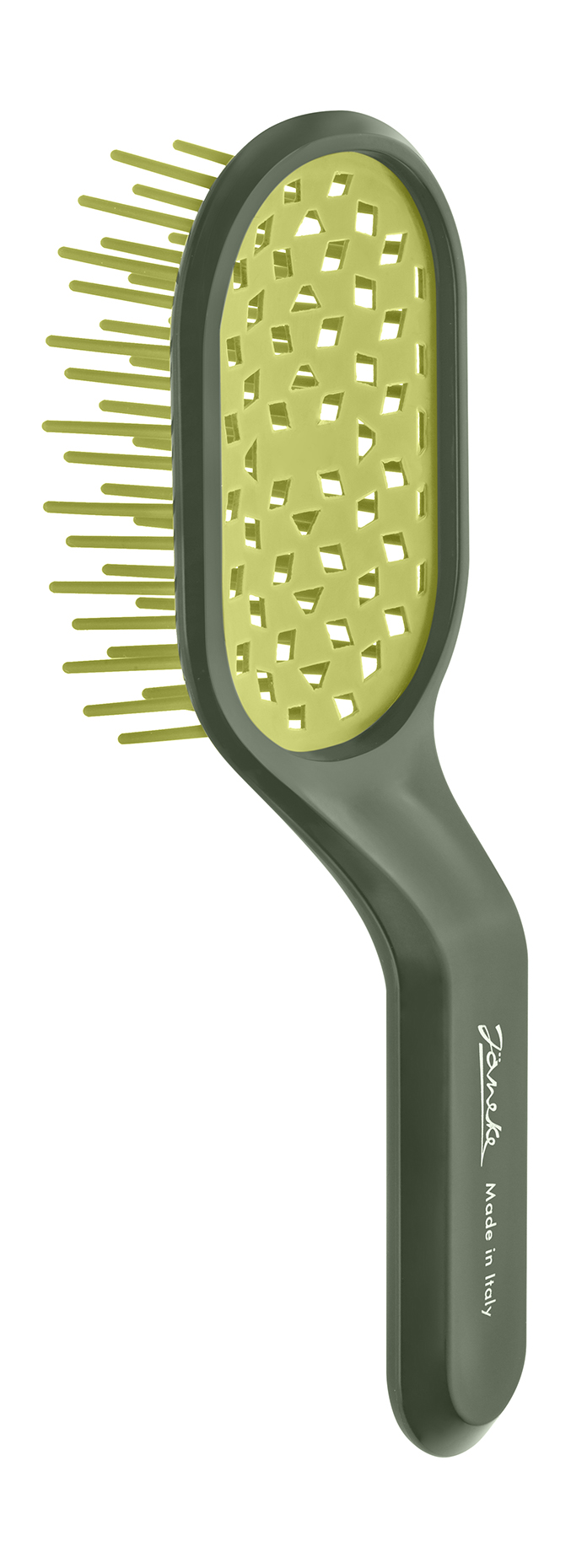 

Щетка для влажных и запутанных волос Janeke Curvy Bag Brush Lime