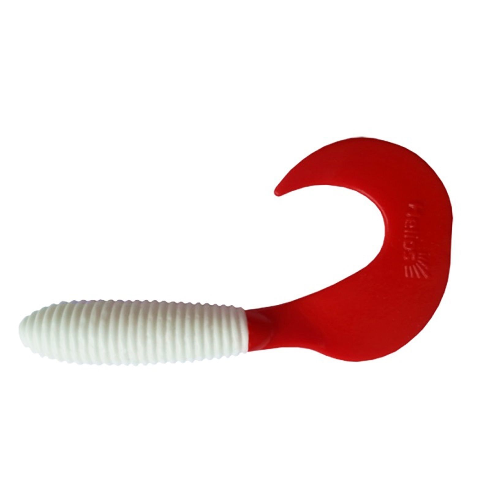 

Твистер Helios Credo 8.5 см, White & Red HS-11-003, набор 7 шт, Белый;красный